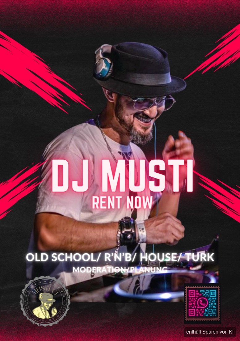 DJ MUSTI Plakat