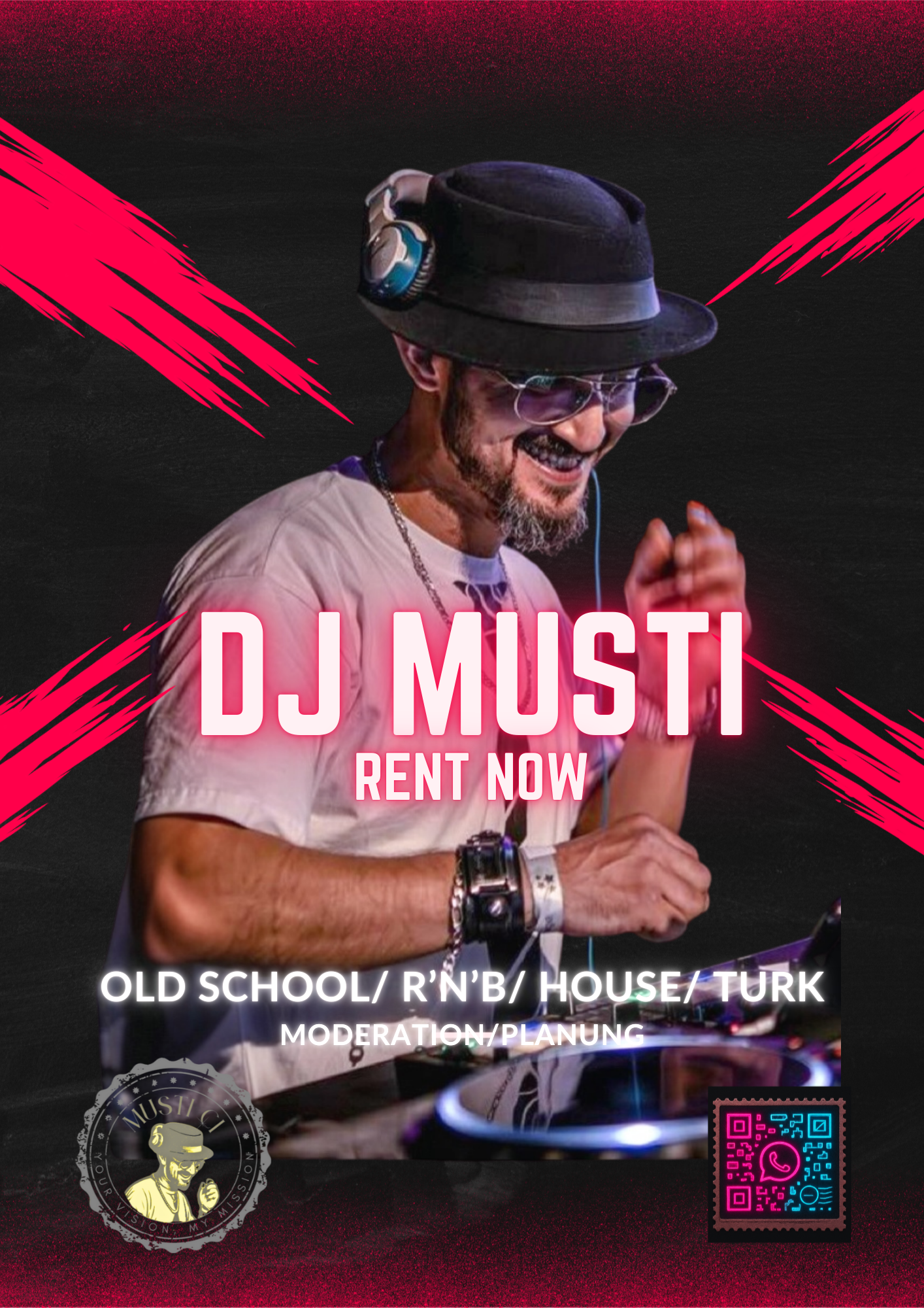 DJ MUSTI Plakat