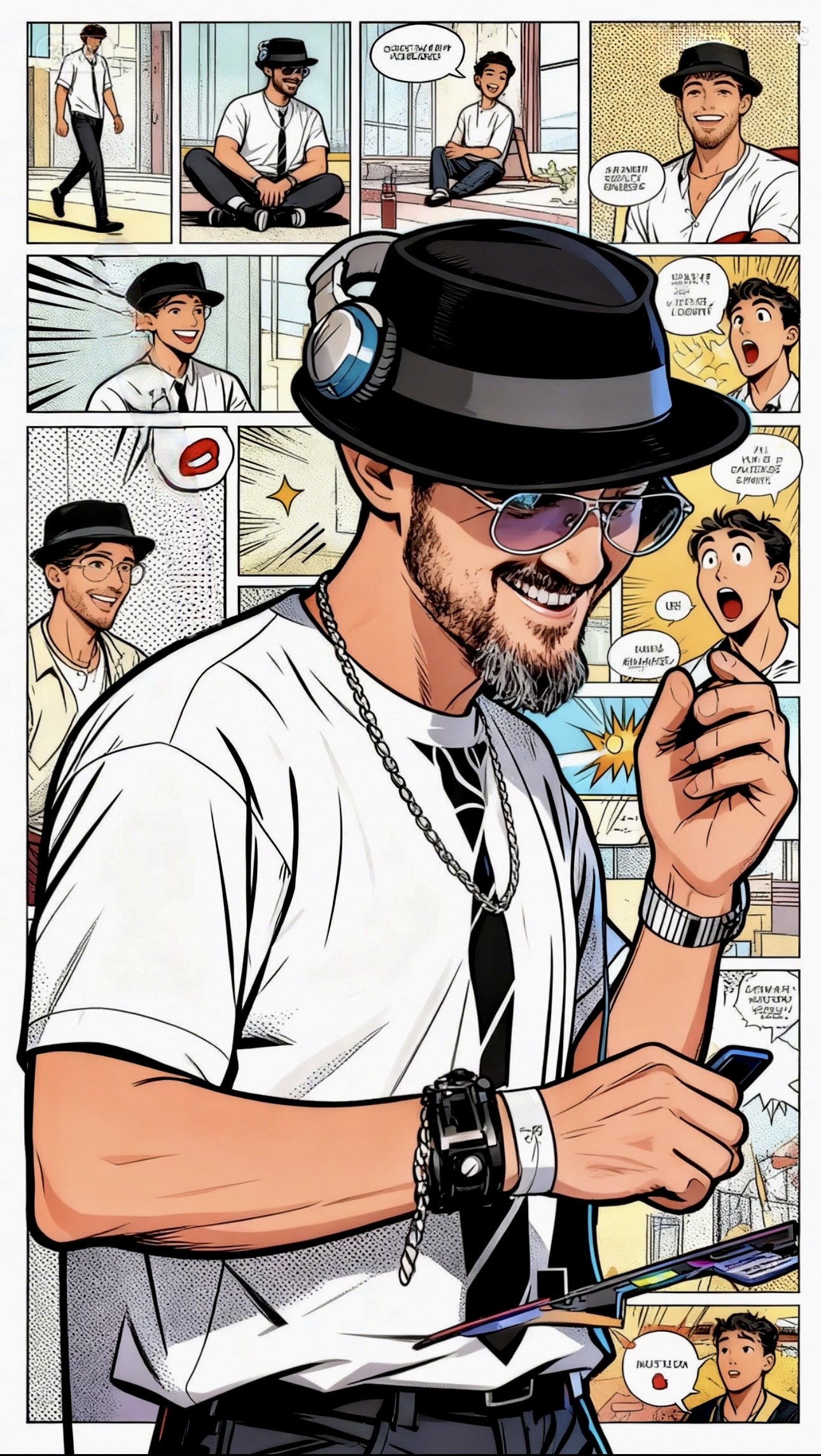 DJ MUSTI – Comic Style